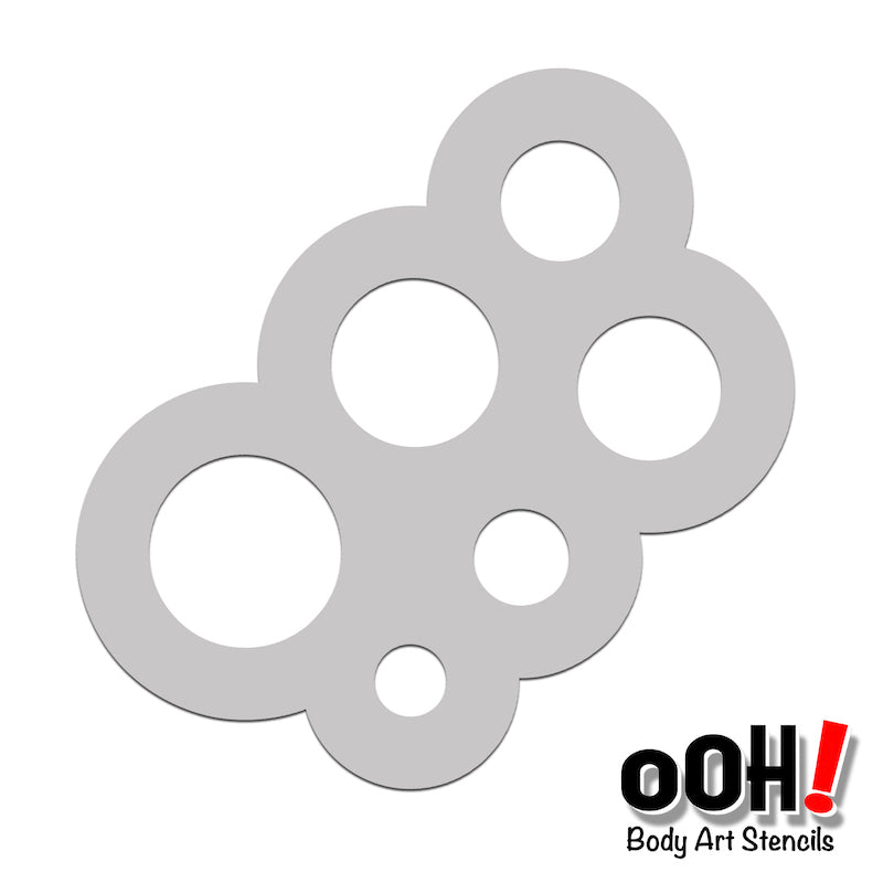 Airbrush Free Style Tools Ooh! Body Art Stencils