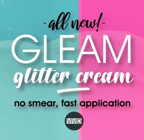 VIVID Gleam Chunky Glitter Cream - Nu-Ocean UV