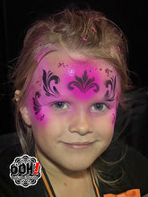 Load image into Gallery viewer, F21 Filigree Brushstroke fACE Airbrush Stencil