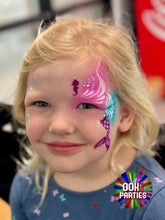 Load image into Gallery viewer, F20 Flourish Brushstroke fACE Airbrush Stencil