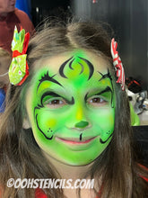 Load image into Gallery viewer, X09 Grinch fAce Stencil