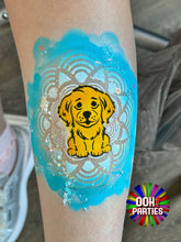 Load image into Gallery viewer, T59 Golden Retriever Tattoo Stencil