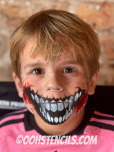 Load image into Gallery viewer, SB22 Wicked Mouth Airbrush Stencil