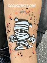 Load image into Gallery viewer, T61 Mummy Halloween Tattoo Stencil