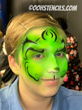 Load image into Gallery viewer, X09 Grinch fAce Stencil