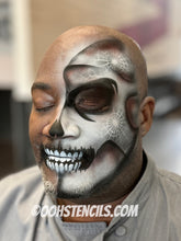 Load image into Gallery viewer, FS01 Freestyle Scary Face Sculpting Stencil