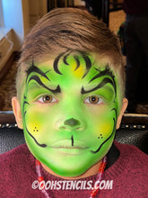 Load image into Gallery viewer, X09 Grinch fAce Stencil