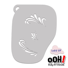 Load image into Gallery viewer, F14 LodieUp Brush Strokes #2 fACE Airbrush Stencil