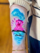Load image into Gallery viewer, SB03 Teddy Bear Tattoo Stencil