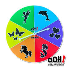 Load image into Gallery viewer, Spin Menu Stencil Set 1 - Pretty Designs