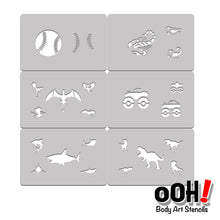 Load image into Gallery viewer, Spin Menu Stencil Set 2 - Rough n Tumble Designs