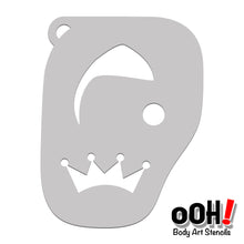 Load image into Gallery viewer, elf hat face paint airbrush stencil