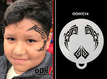 Load image into Gallery viewer, C14 Tribal Flip Face Paint Stencil