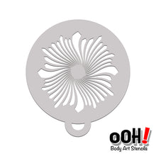Load image into Gallery viewer, star burst twirl swirl stencil