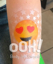 Load image into Gallery viewer, S05 Stars Sphere Airbrush & Face Paint Stencil