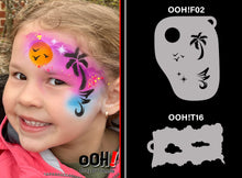 Load image into Gallery viewer, F02 Palm Tree fACE Airbrush Stencil