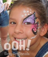 Load image into Gallery viewer, S05 Stars Sphere Airbrush & Face Paint Stencil