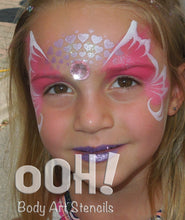 Load image into Gallery viewer, S03 Heart Sphere Airbrush & Face Paint Stencil