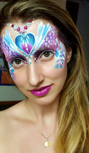 Load image into Gallery viewer, S04 Teardops Sphere Airbrush & Face Paint Stencil