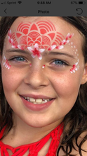 Load image into Gallery viewer, S06 Mandala Sphere Airbrush & Face Paint Stencil