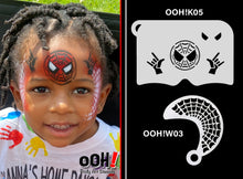 Load image into Gallery viewer, K05 Spider Hero Mask Stencil