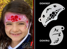 Load image into Gallery viewer, K07 Valentine Heart Mask Face Paint Stencil