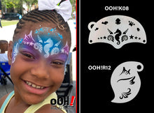 Load image into Gallery viewer, K08 Seahorse Mask Face Paint Stencil