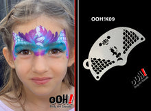 Load image into Gallery viewer, K09 Mermaid Princess Mask Face Paint Stencil