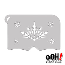Load image into Gallery viewer, snowflake Mask Face Paint Stencil Airbrush