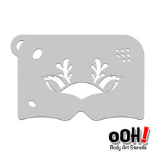 Load image into Gallery viewer, reindeer Mask Face Paint Stencil Airbrush