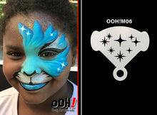 Load image into Gallery viewer, M06 Twinkle Star Mirror Face Paint Stencil