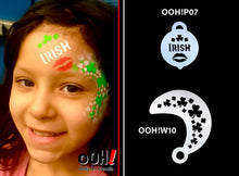 Load image into Gallery viewer, P07 Irish Kisses Petite Stencil