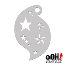 Load image into Gallery viewer, tattoo Star  face paint stencil airbrush