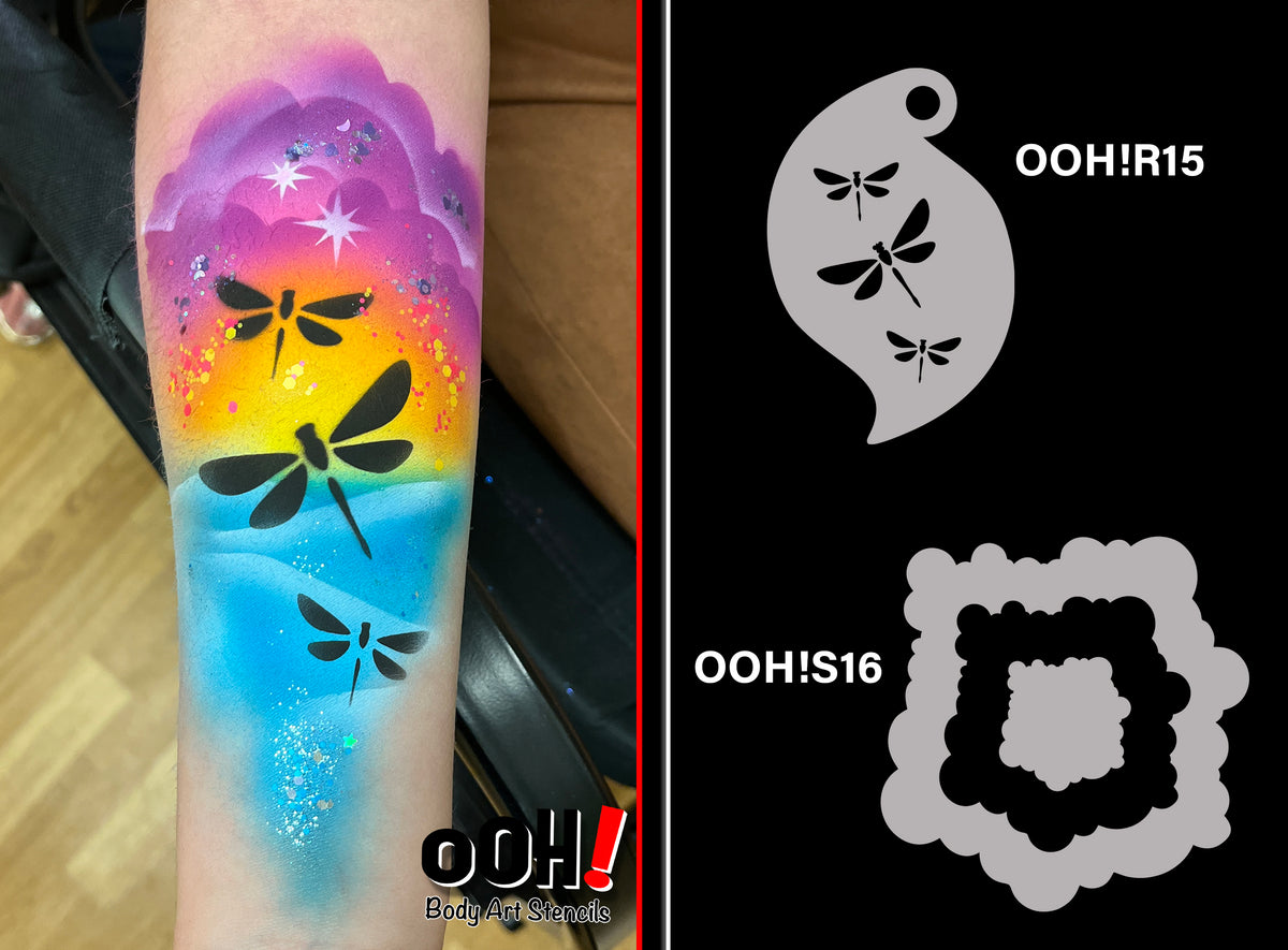 Kabuki Stencil Brush – Ooh! Body Art Stencils