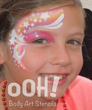 Load image into Gallery viewer, W02 Star Wrap Face Painting Stencil
