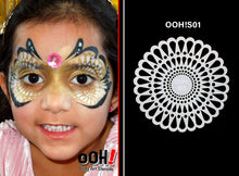 Load image into Gallery viewer, S01 Doily Sphere Airbrush &amp; Face Paint Stencil