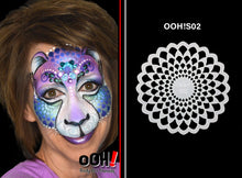 Load image into Gallery viewer, S02 Mermaid Scales Sphere Airbrush & Face Paint Stencil
