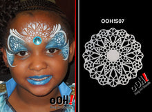 Load image into Gallery viewer, S07 Carnival Sphere Airbrush & Face Paint Stencil