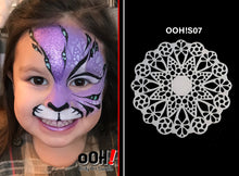 Load image into Gallery viewer, S07 Carnival Sphere Airbrush & Face Paint Stencil