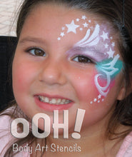 Load image into Gallery viewer, W02 Star Wrap Face Painting Stencil
