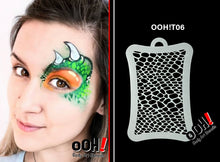 Load image into Gallery viewer, T06 Reptile Skin Texture Stencil