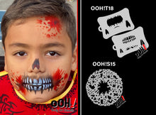 Load image into Gallery viewer, T18 Zombie Mouth Airbrush Stencil