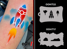 Load image into Gallery viewer, T17 Cloud Texture Airbrush Tattoo Stencil 3