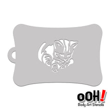 Load image into Gallery viewer, kitten airbrush tattoo stencil face paint