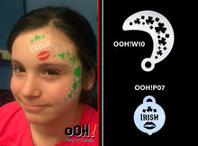Load image into Gallery viewer, W10 Shamrock Wrap Ooh! Stencil