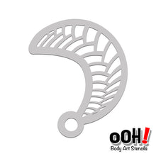 Load image into Gallery viewer, tire track Wrap Face Painting Stencil