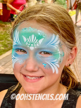 Load image into Gallery viewer, K21 Mermaid Crown Mask Stencil