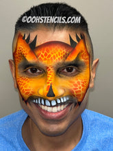 Load image into Gallery viewer, K23 Dinosaur Horns Mask Stencil