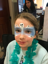 Load image into Gallery viewer, W03 Spiderweb Wrap Face Painting Stencil