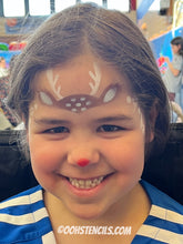 Load image into Gallery viewer, K15 Reindeer Mask Face Paint Stencil